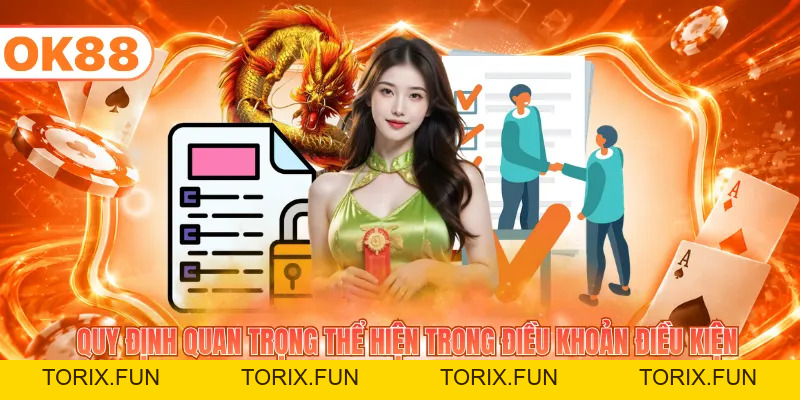 Điều Khoản Điều Kiện - Quy Tắc Tham Gia Giải Trí Cơ Bản - TORIX